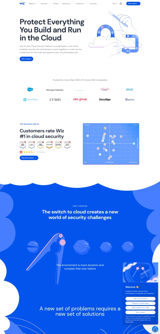 Wiz网站截图